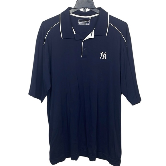 CUTTER & BUCK Men’s New York Yankees Navy Blue Polo Size XXXL - Picture 2 of 6